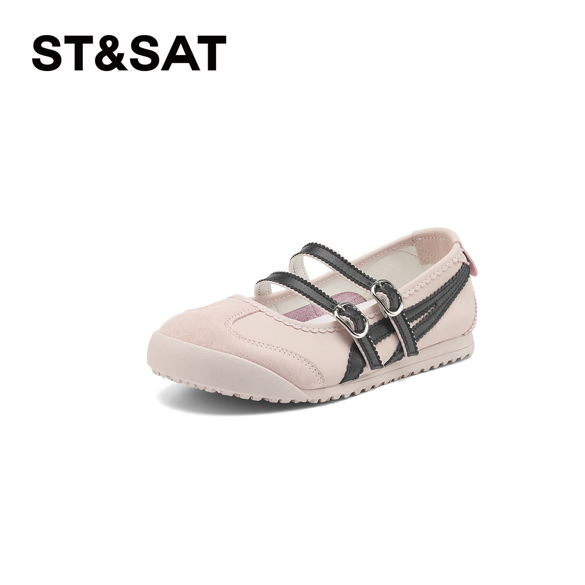 星期六法式玛丽珍鞋女2025新款夏季百搭浅口一字扣单鞋平底芭蕾鞋,淘宝优惠券,粉丝福利购,淘宝优惠卷