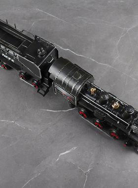 仿真蒸汽火车模型家居橱窗手工金属装饰品摆件礼物收藏工艺品