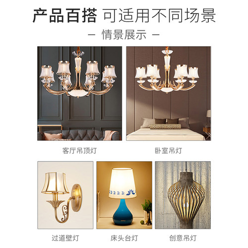 欧司朗led灯泡蜡烛泡e14小螺口尖泡透明拉尾水晶吊灯家用照明光源 - 图0