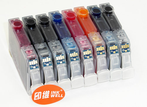 印维兼容佳能CANON PRO-100 PRO9000 Mark II墨盒连续供墨系统 CLI-42墨盒 pro100连供系统联供系统打印墨盒 - 图3