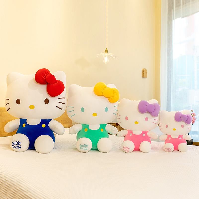 凯蒂猫HelloKitty毛绒玩具玩偶公仔哈喽kt猫娃娃抱枕礼物女生大号 - 图1