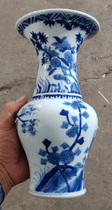 High imitation ancient Qing Dynasty Grand Qing Kangxi Flowers Bird Tattooing Flowers Bird Grain ceramic Fengwei Bottle manufacturer Source of origin Out of factory price