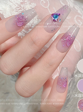 网红6x7mm迷你尖底歪心美甲钻