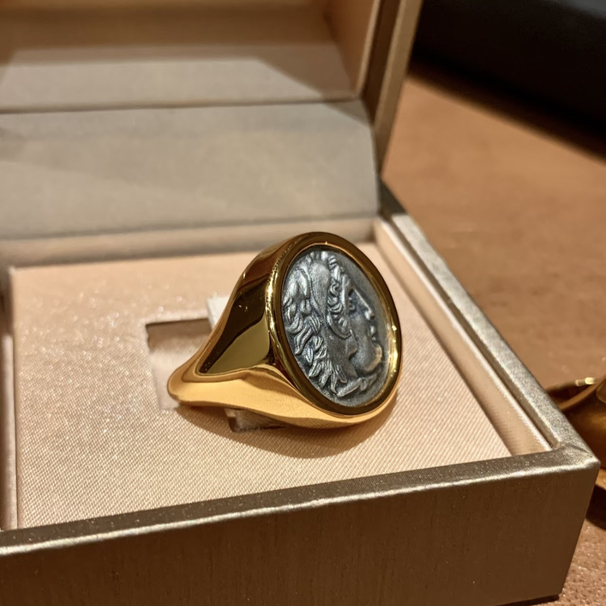 S925银镀金宝家款大力神古币经典款戒指古巴项链,淘宝优惠券,粉丝福利购,淘宝优惠卷