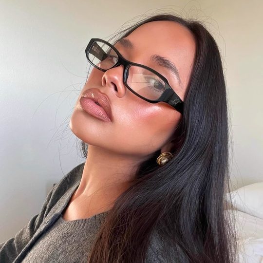 【404的店自制】复古rose同款小方框眼镜时髦TR板材配度数近视ins