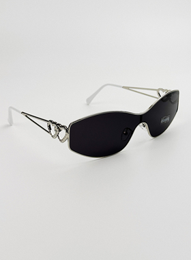 复古金属斯文时髦墨镜Y2K甜酷