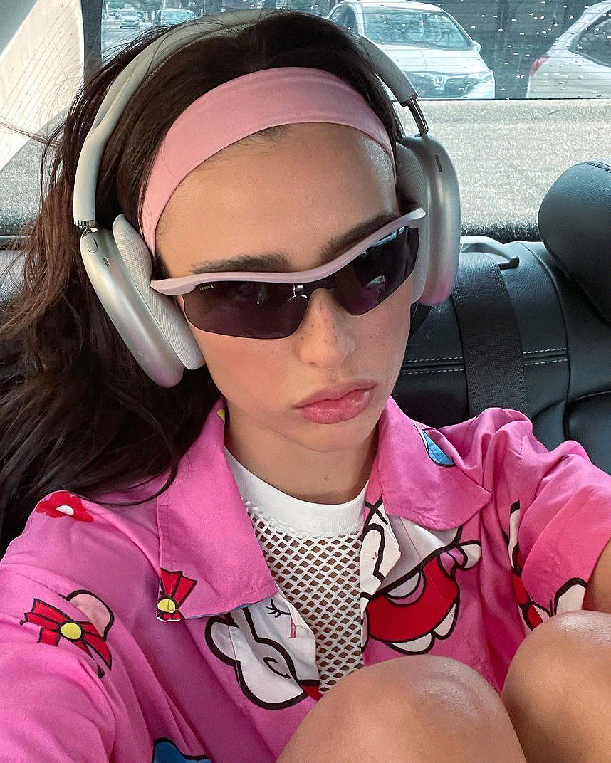 404的店复古运动连体墨镜骑行凹造型OTTD时髦太阳眼镜ins同款男女 - 图1