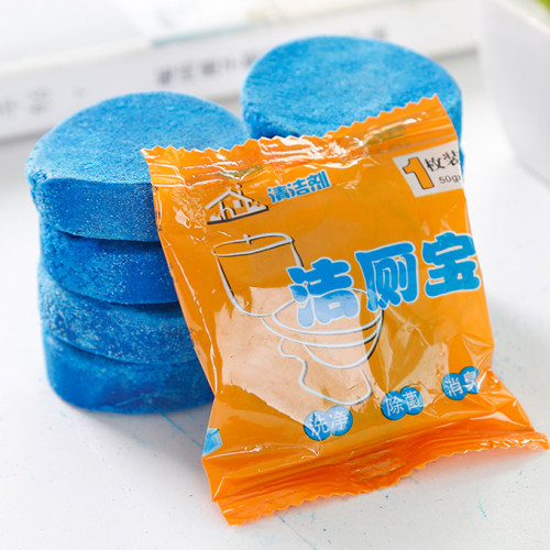 洁厕灵蓝泡泡马桶清洁剂厕所除臭卫生间去污洁厕剂块清香型洁厕宝 - 图0