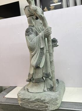 石雕城隍伯公土地公爷婆福德老王爷山神像青石头老君拿督公财神像
