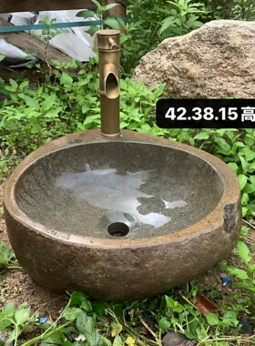 特价盆原石洗手盆洗脸盆石盆洗手洗脸盆洗漱台天然鹅卵石艺术石盆