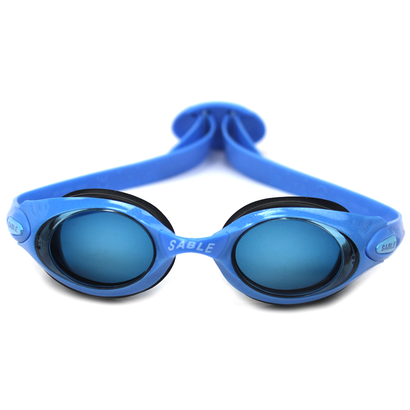 黑貂近视泳镜高清防水防雾女游泳眼镜带有度数的左右不同高度1000 - 图2