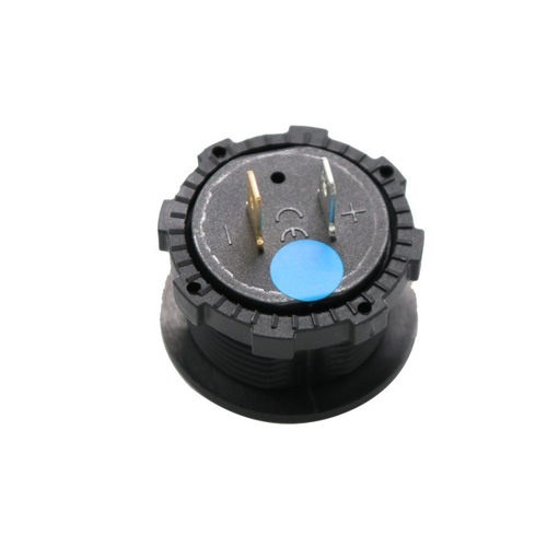 改装汽车电瓶防水电压表测量电流表车载蓝灯电压检测12V-24V - 图2