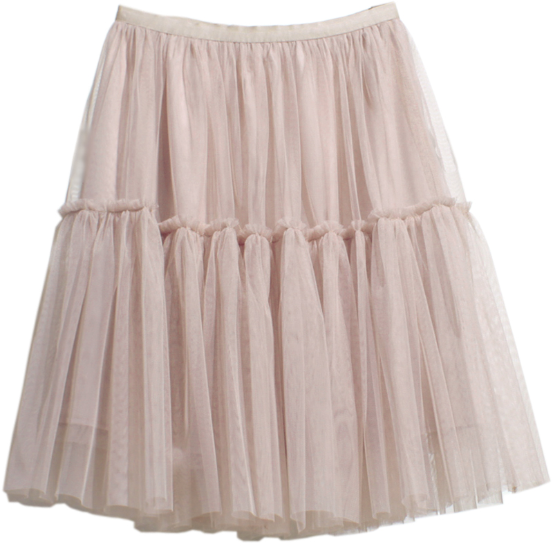 四季短裙 厂价直销 优雅天使的小店纱裙女半身裙蓬蓬打底裙网纱裙A字高腰显瘦荷叶边短裙年春夏3