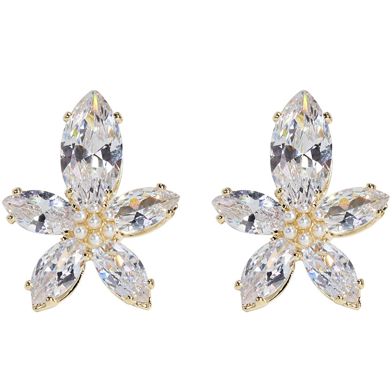 高级感气质花朵无耳洞软垫耳夹耳钉女耳饰品秋冬配饰大气,淘宝优惠券,粉丝福利购,淘宝优惠卷