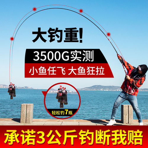 日本进口碳布19调超轻超硬28调高碳素鲤鱼竿鲫鱼竿手杆综合台钓竿-图0