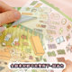 New miniature landscaping collection 2.5d three-dimensional stacking storage stickers children's toys girls creative handmade