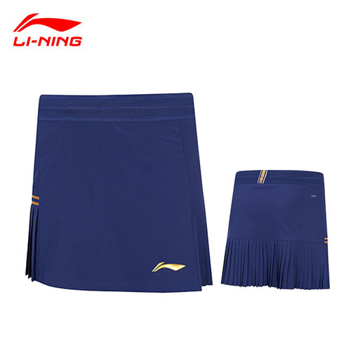 2026正品Lining李宁ASKW060羽毛球服女款短裙国青队大赛速干透气 - 图0