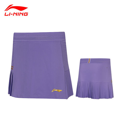 2026正品Lining李宁ASKW060羽毛球服女款短裙国青队大赛速干透气 - 图1