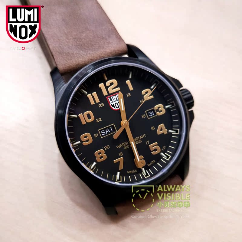 luminox小贝克乖乖瑞士真品原装进口国行雷美诺时Luminox1929户外夜光腕表全球联保1