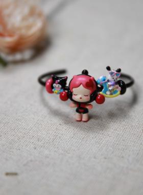 泡泡玛特萌粒手作DIY手镯