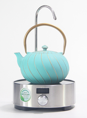 彩色铸铁壶日本南部铁器烧水煮茶壶北欧风家居摆件饰品铁茶壶礼品