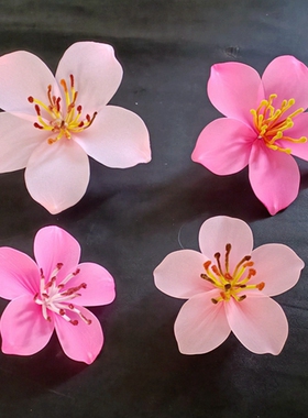 丝网花桃花装饰美陈布置花艺