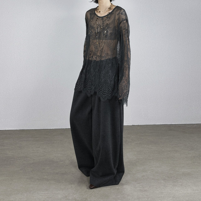 ເສື້ອຢືດຊັ້ນໃນ lace hollow style lust elegant