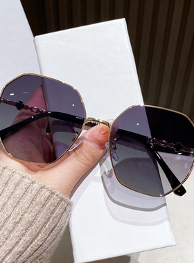高清偏光防紫外线防晒墨镜女大框