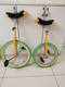 Back-to-school activities for children with flat shoulder unicycle