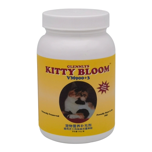 Kitty Bloom Комплексное питание порошок домашний кошачий кошка рис предварительно смешивает плюс штуки для увеличения жирного сыра