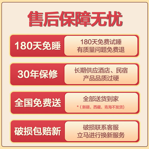 黄麻弹簧床垫席梦思家用乳胶软硬五星高端压缩15cm厚榻榻米经济型-图3