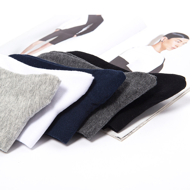 男士中筒黑色白色春秋长筒长袜子 百靓伊短袜/打底袜/丝袜/美腿袜