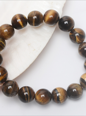 虎眼石手链男女饰品2022款黑色