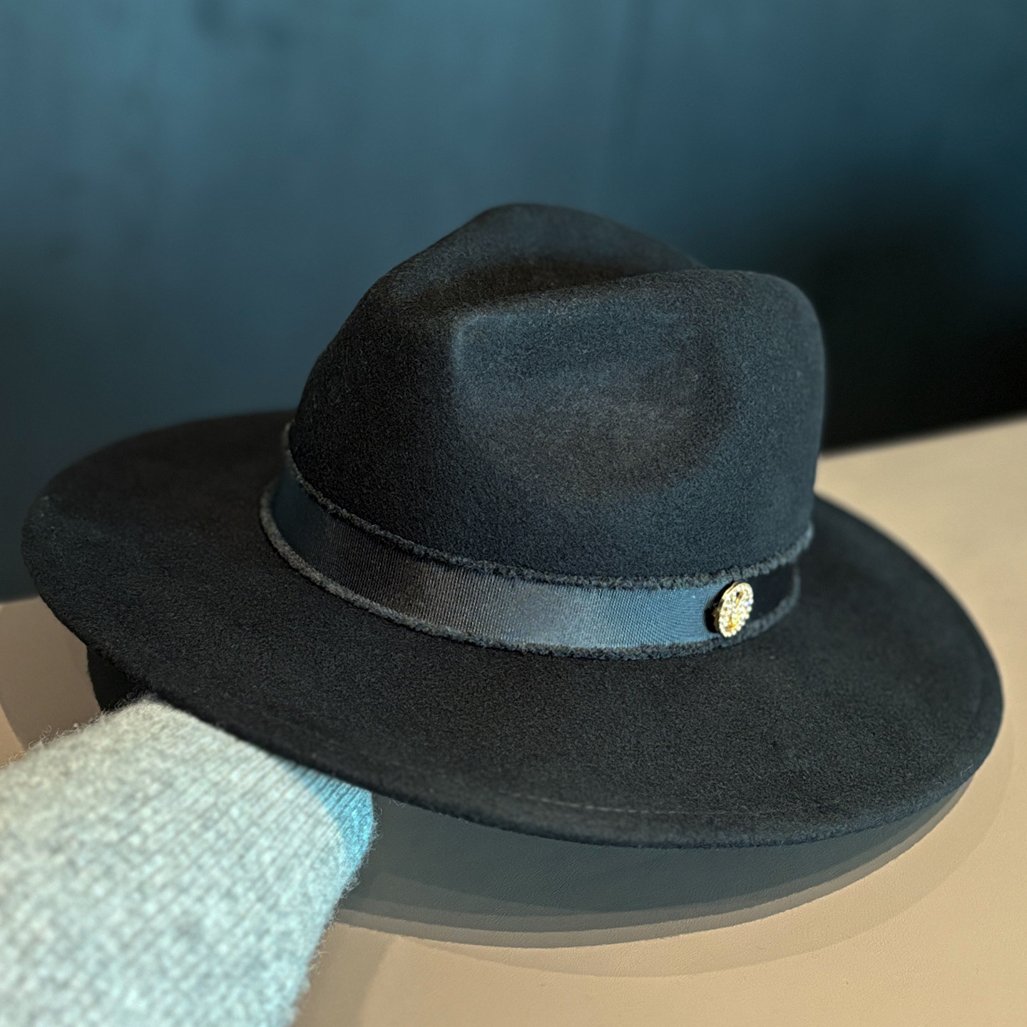 2025新款儿童帽子亲子高档法式礼帽小香风女童爵士帽羊毛呢洋气潮,淘宝优惠券,粉丝福利购,淘宝优惠卷