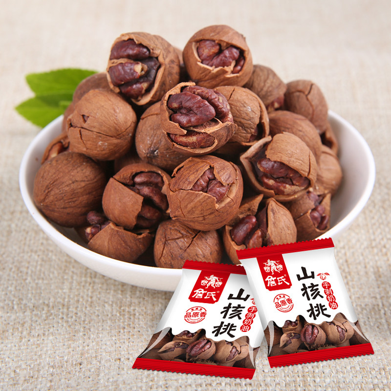 【詹氏手剥山核桃500g】散称新货炒货 詹氏食品山核桃