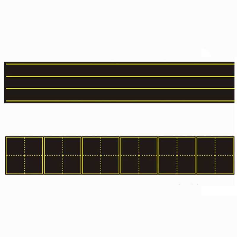 磁性黑板贴四线三格英语拼音 教师教学田字格软磁铁板教具磁条贴