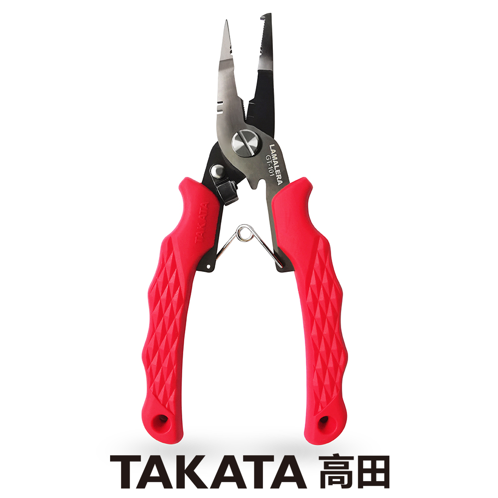 新品TAKATA精锻多功能GT-101 淡水路亚钳摘钩剪线器工具钓鱼钳 - 图0