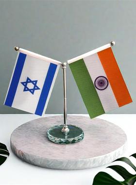 印度国旗车内摆件中国摆件