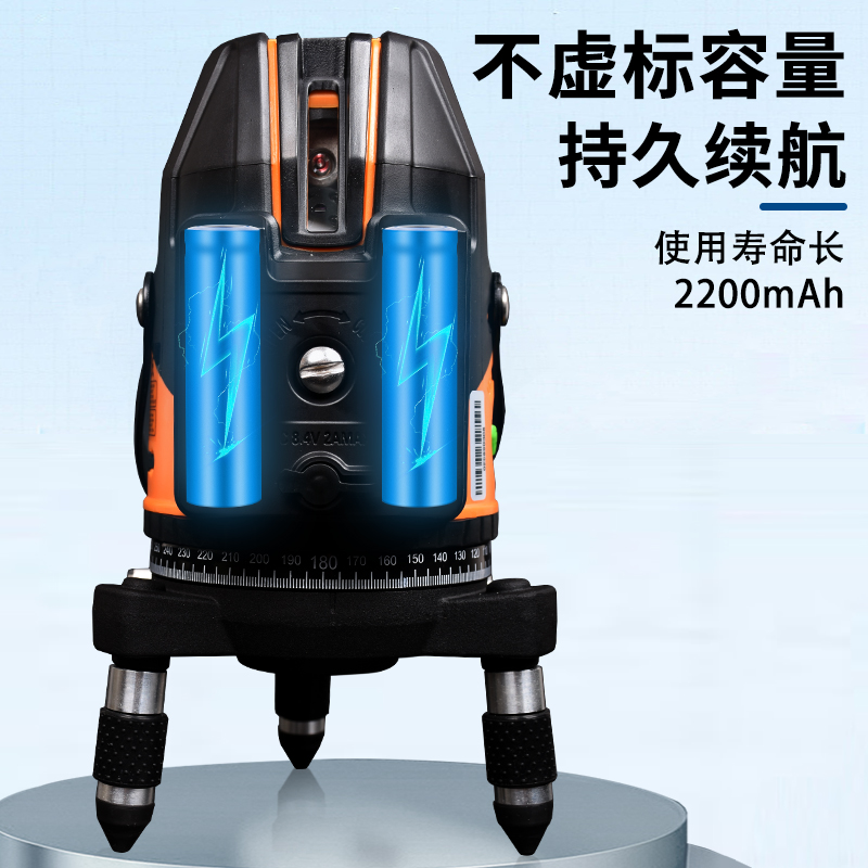 莱赛激光水平仪红外线绿激光2 5线强光高精度强细LSG686SPD标线仪 - 图2