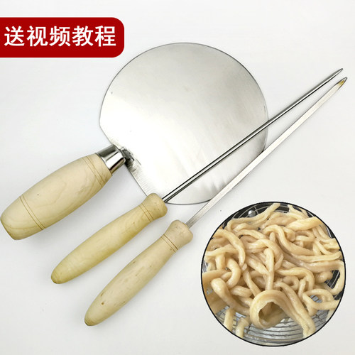 山西面食工具剔尖面工具 剔尖板 拨鱼拨股八股不锈钢贴面板加厚款 - 图3