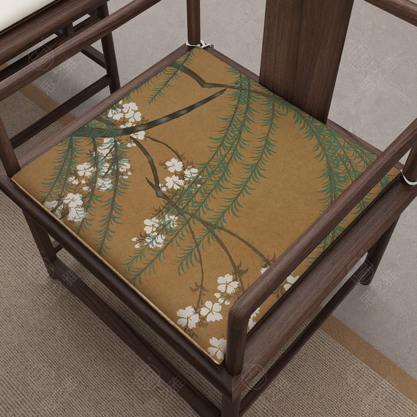 新中式椅子红木沙发坐垫茶椅垫座椅垫圈椅太师椅座垫茶桌餐椅垫子,淘宝优惠券,粉丝福利购,淘宝优惠卷