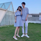 DISOO Парная одежда для влюбленных, летняя трендовая летняя одежда, небольшой дизайнерский комплект, футболка, тренд сезона