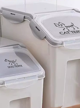 始祖猫狗宠物喂食机创意标识贴纸