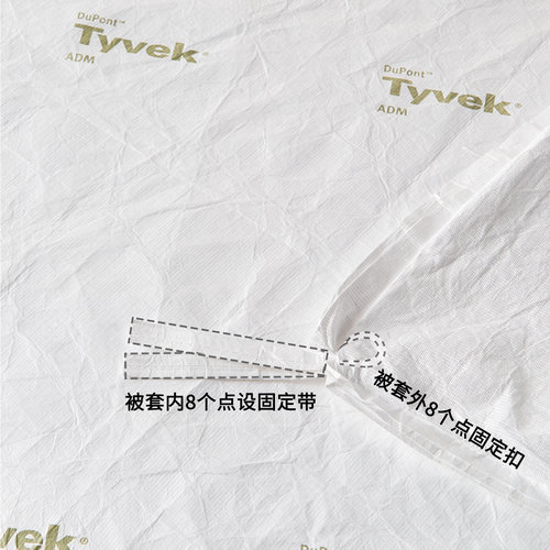 安丽珑 美国进口杜邦特卫强卧室除螨防水隔尿物理防螨被套 可定制 - 图3