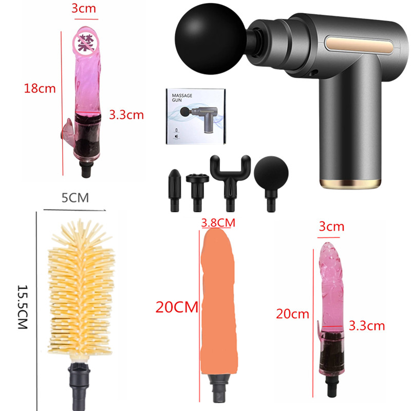 好玩 多功能筋膜枪硅胶按摩枪男生女士肌肉放松伸缩器运动器材,淘宝优惠券,粉丝福利购,淘宝优惠卷