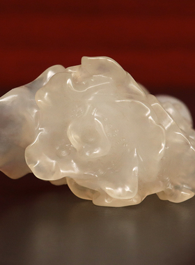 白菜手把件百财把玩件桂林鸡血玉石贵妃料冰绿款69*41*28mm 56g