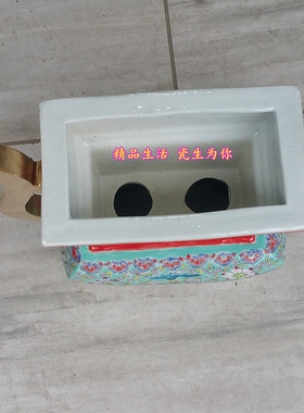 景德镇粉彩寺庙香炉佛前陶瓷器