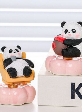 情绪管理爱国熊猫家居国潮客厅