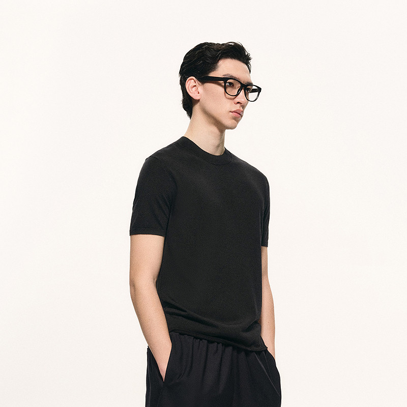 [商场同款/黑支线]速写男装2025秋季短袖