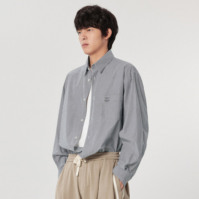 Sketch Three Pools Reflecting the Moon printed long-sleeved shirt